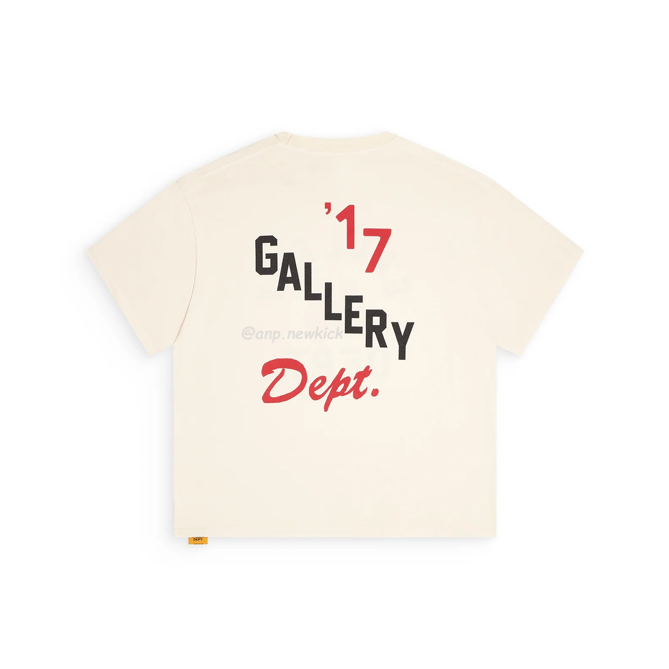 Gallery Dept. Boxing Merch Yellow Black Beige T Shirt (2) - www.newkick.vip